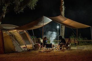 Luxe kamperen tussen de wijngaarden in Frankrijk